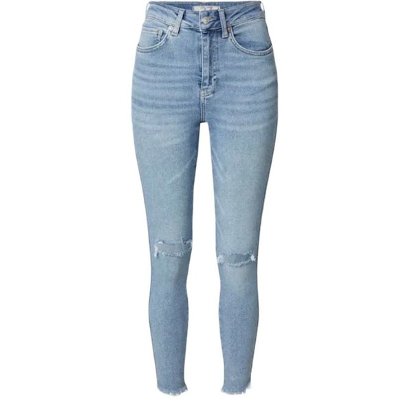 Free People Raw High Rise Jeans in Sweet Blue NWT - Picture 5 of 15